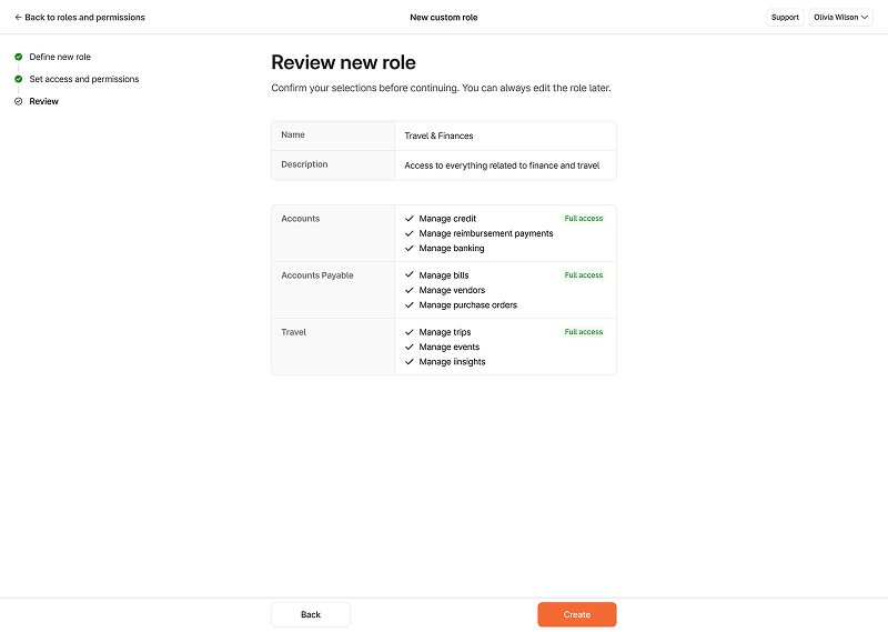 Role review step